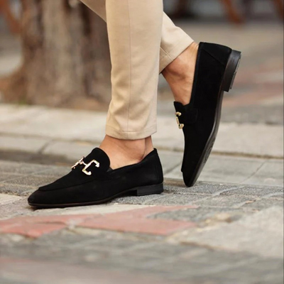Herren klassische elegante Loafer | Anzug