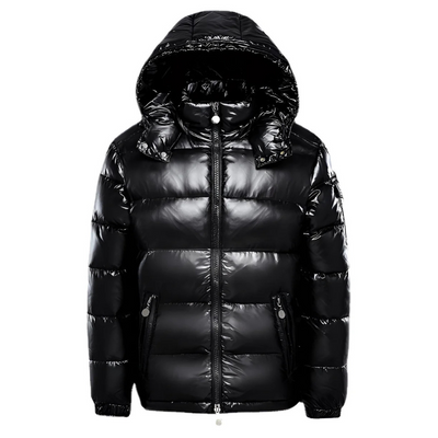 Herren klassische gesteppte Kapuzenjacke | Beheizbare