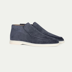 Herren klassische Loafer-Stiefeletten | Bequeme in Blau