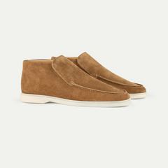 Herren klassische Loafer-Stiefeletten | Bequeme in Karamell