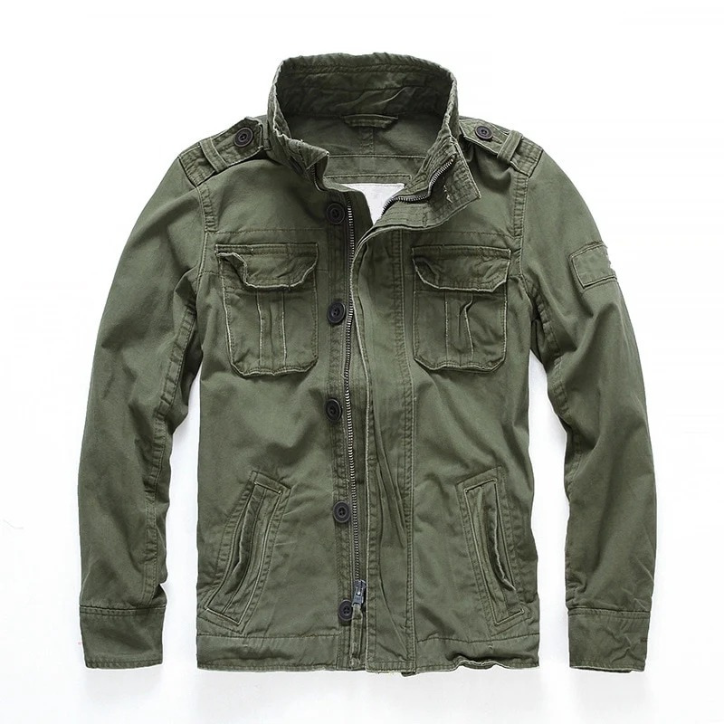 Herren klassische Militärjacke | Übergang