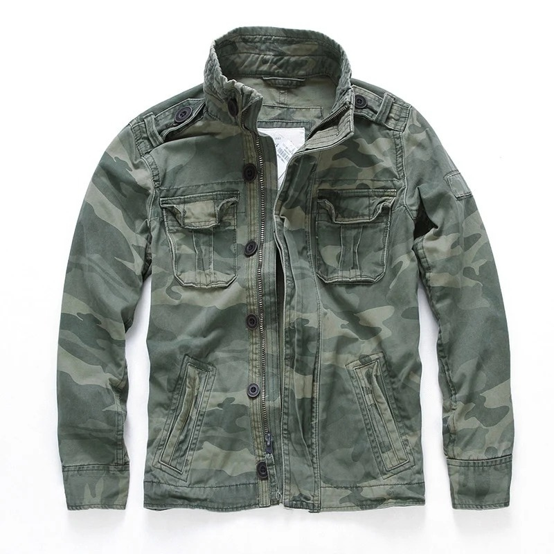 Herren klassische Militärjacke | Übergang
