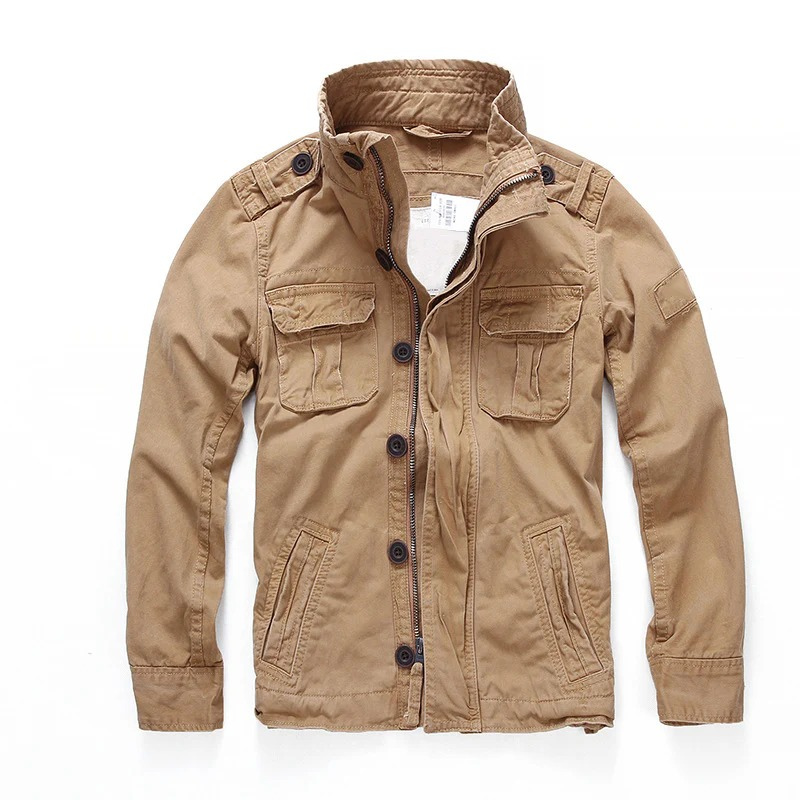 Herren klassische Militärjacke | Übergang