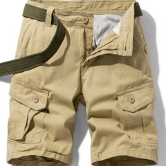 Herren kurze Hosen mit mehreren Taschen | Cargo in Khaki