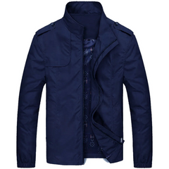 Herren lässige leichte Bürojacke | Warme in Marineblau