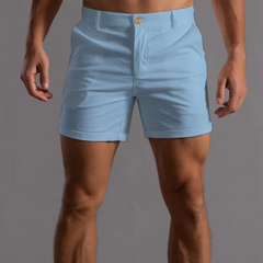 Herren lässige Shorts mit schmaler Passform | Kurze in Blau