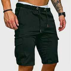 Herren lässige Sommer-Cargo-Shorts | Wander in Schwarz