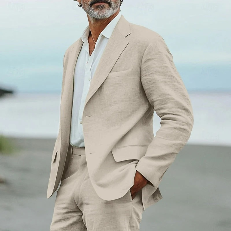 Herren leichtes Sommer-Set aus Blazer und Hose | Moderner
