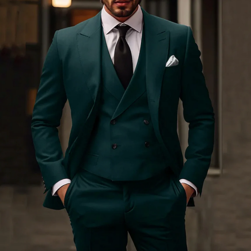 Herren luxuriöser klassischer Anzug | mit Weste