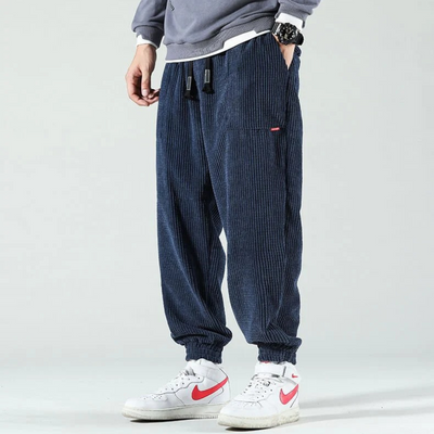 Herren moderne Cordhose | Baggy