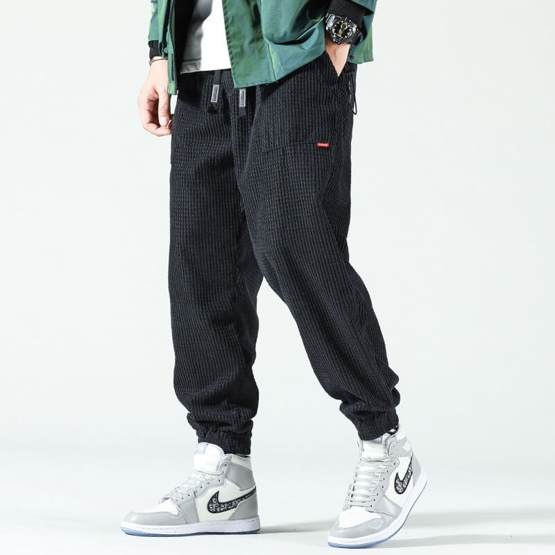 Herren moderne Cordhose | Baggy