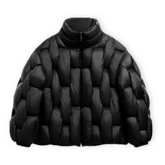 Herren moderne trendige Steppjacke | Winter in Schwarz