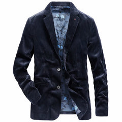 Herren Premium Blazermantel - Guido in Marineblau
