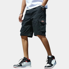 Stylische Shorts mit mehreren Taschen für Herren | Cargo in Schwarz