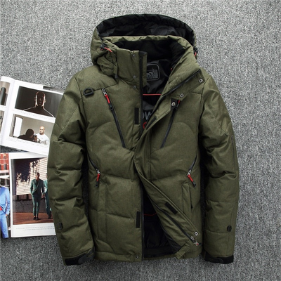Herren stylische warme Winter-Daunenjacke | Ski