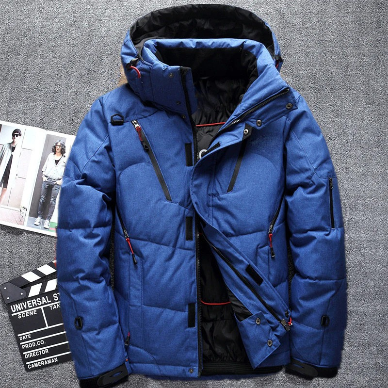 Herren stylische warme Winter-Daunenjacke | Ski
