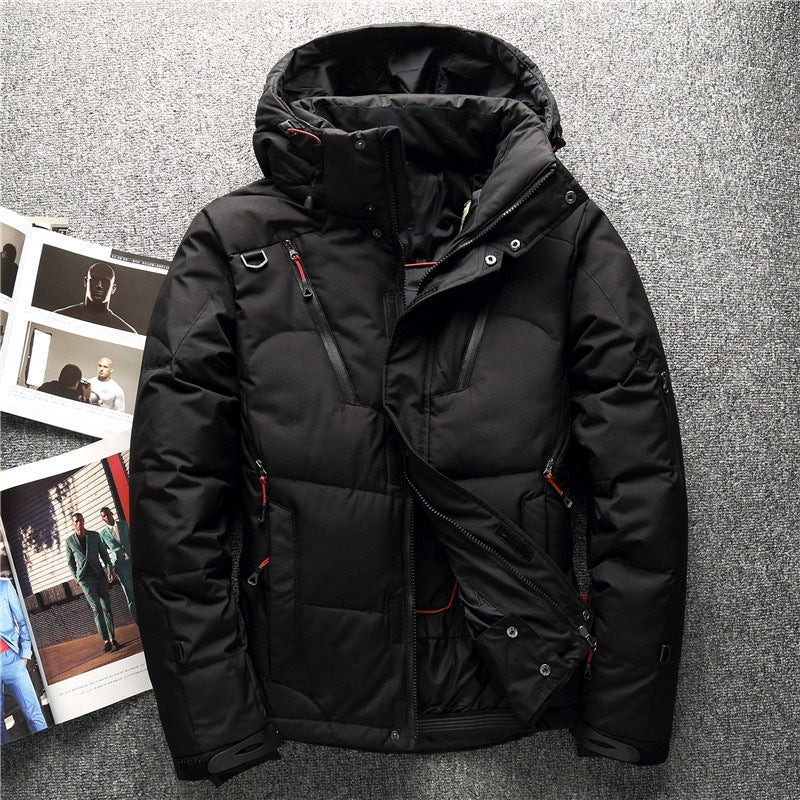 Herren stylische warme Winter-Daunenjacke | Ski