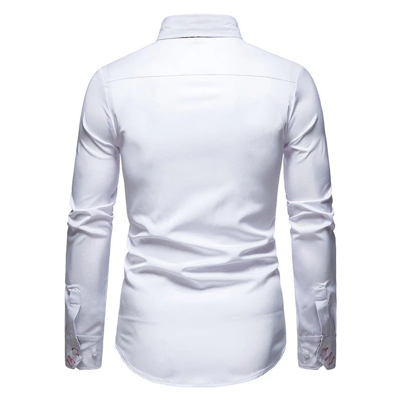Herren stylisches Businesshemd | Langarm