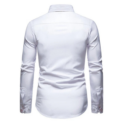 Herren stylisches Businesshemd | Langarm