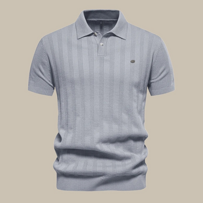 Herren stylisches Poloshirt | Schwarz