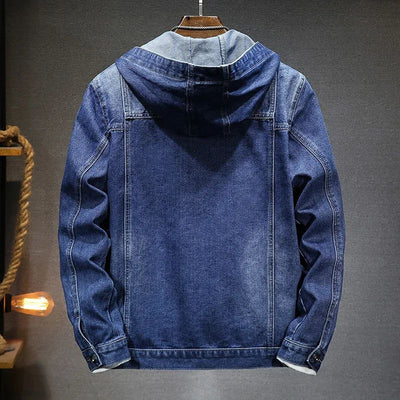Herren Urban Denim-Jacke mit Kapuze - Anselm