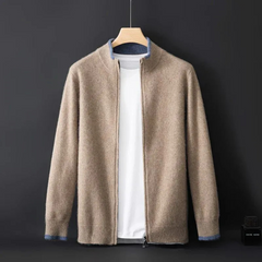 Herren weiche Herbstjacke | leichte in Khaki