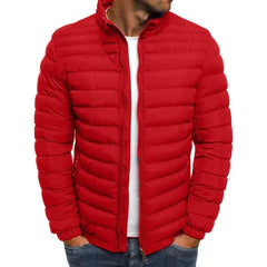 Klassische Herren-Winterjacke - Fridolin in Rot