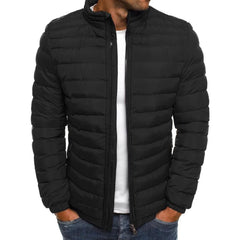 Klassische Herren-Winterjacke - Fridolin in Schwarz