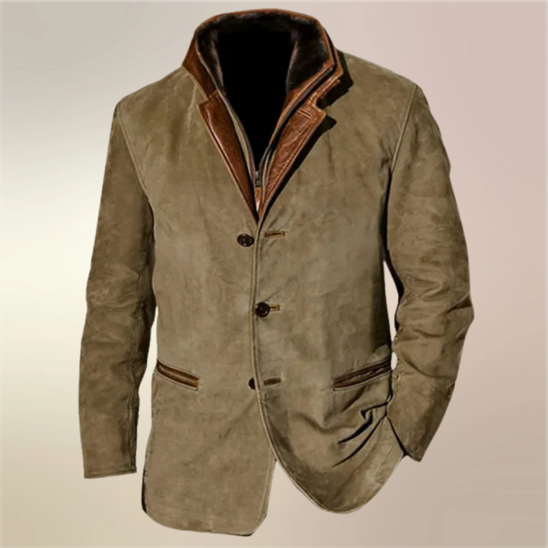 Herren zeitlose Vintage-Jacke | Warme