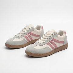 Nala | Bequeme Komfort-Sneaker in Weiß/Rosa
