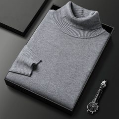 Warmer Premium-Rollkragenpullover - Norbert in Dunkelgrau
