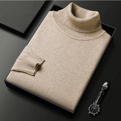 Warmer Premium-Rollkragenpullover - Norbert in Khaki