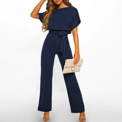 Sophie | Schicker Jumpsuit in Navy blau