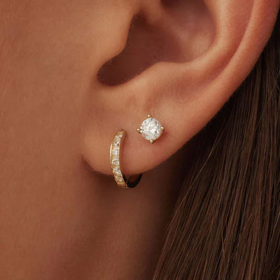 Dara Brillane Gold Earrings Set