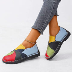 Nerry - Farbe Patch Schuhe in Grün