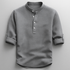 Fin | Herren Elegantes Hemd – Stilvolles Herrenhemd Elegant in Grau