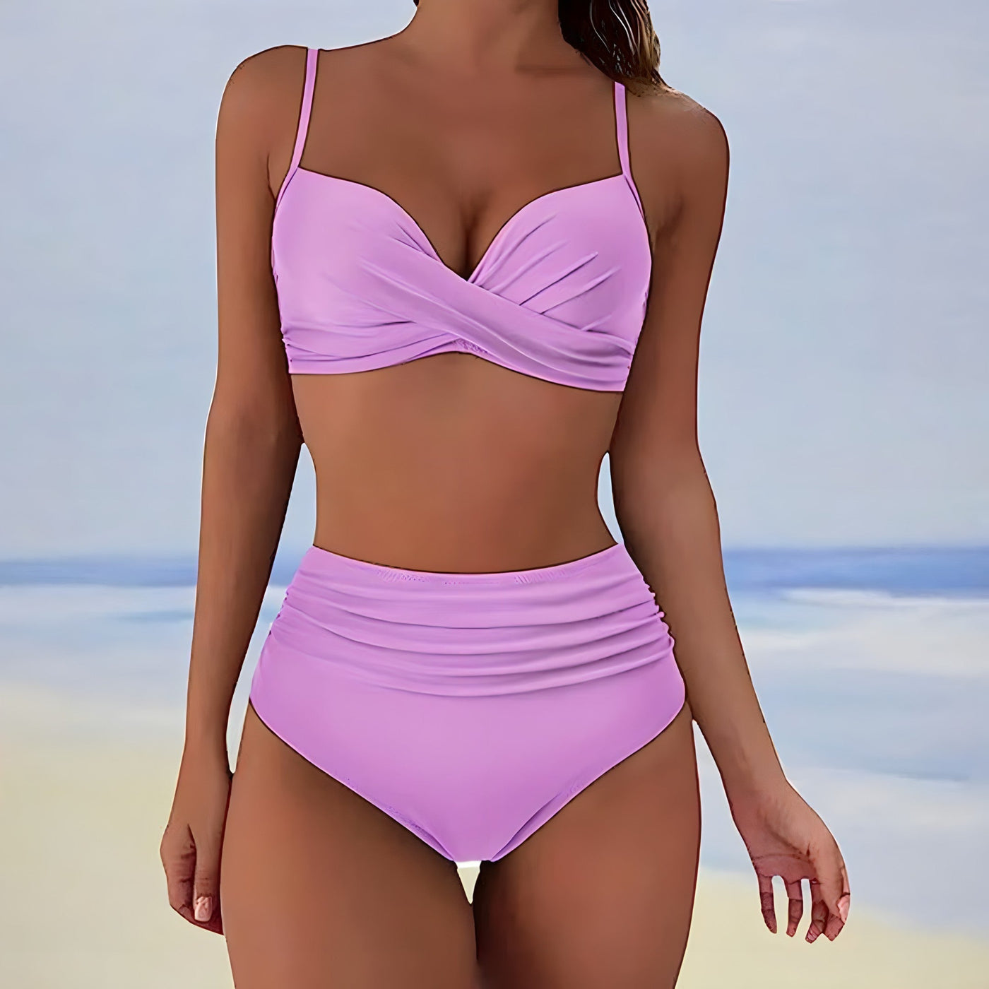 Zaria® | Schickes Zweiteiliges Bikini-Set für Damen im Sommer