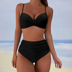 Teodora® | High Waist Bikini in Schwarz