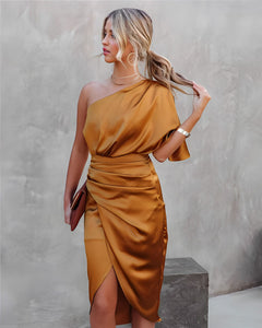 Amira - Elegantes kleid - Partykleid in Orange