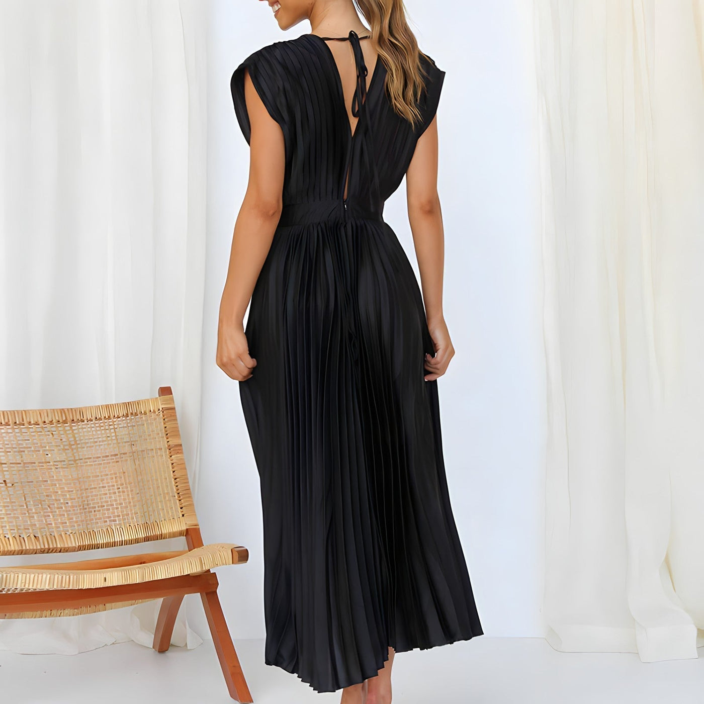 Amara Yazmin - Plisseekleid