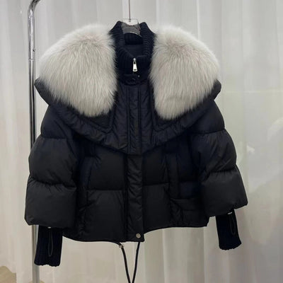 ComfyFur - Pelz-Daunenjacke