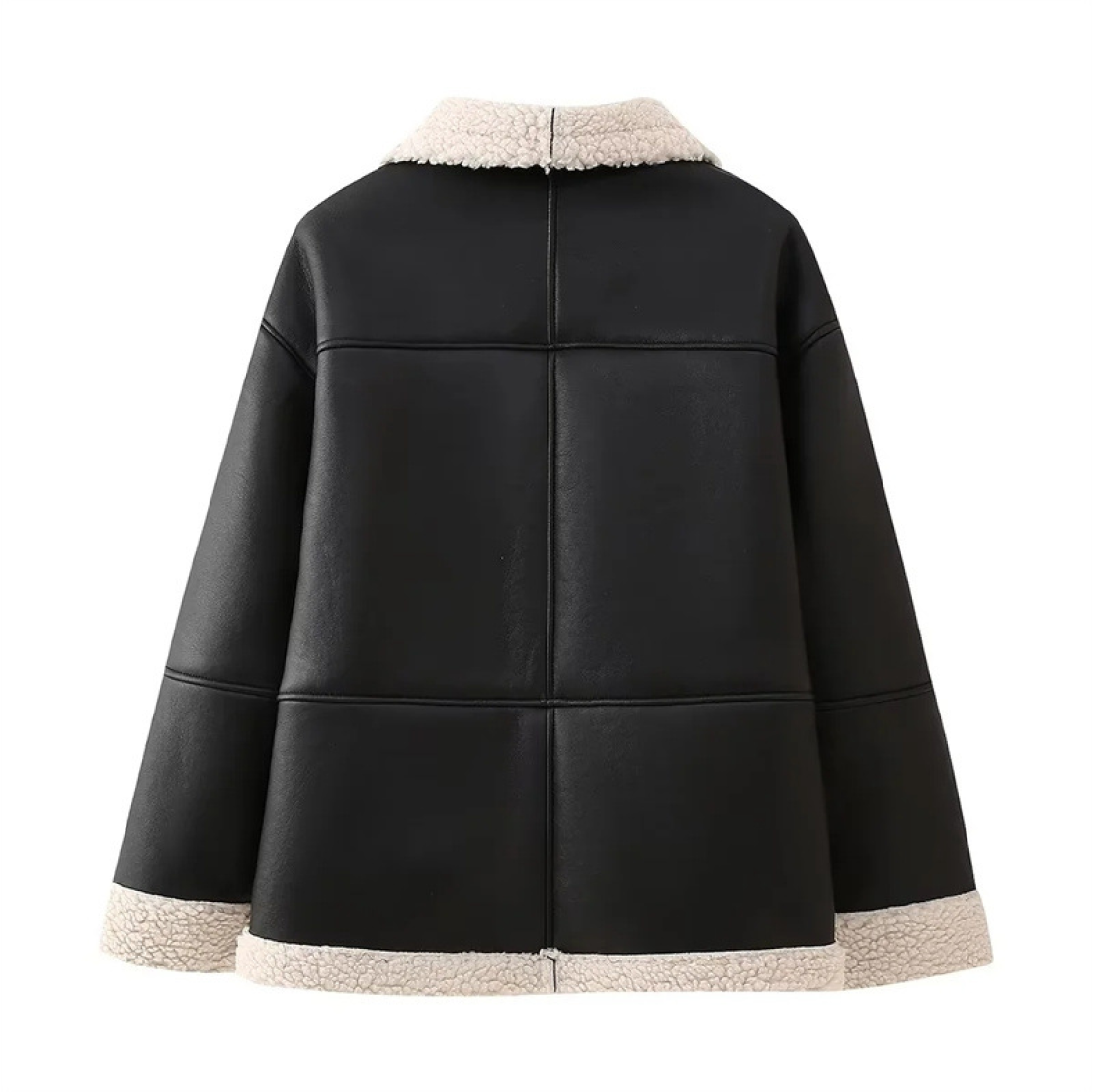 Noelia - Daunen-Lederjacke