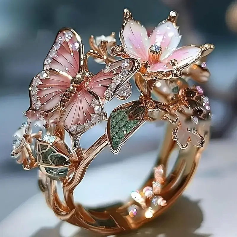 Liselotte – Blütenpoesie-Ring
