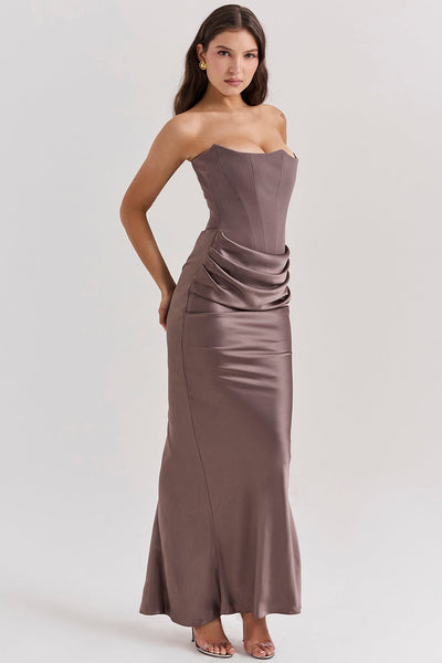 ANIKA I SCHULTERFREIES KLEID