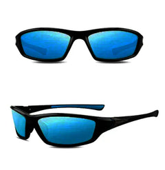 Sportbrille für Herren | Polarisierende Gläser in Blau