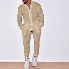 Theo - Herren Set - Frühling und Sommer in Beige