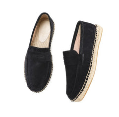 Adelhard – Stylische Herren Leder Loafers Bequem Und Elegant in Marineblau