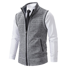 Brendan - Zeitlose Strickjacke in Grau