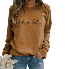 Mischa - Baumwoll-Sweatshirt in Braun