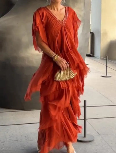 Maria™ – Elegantes langes Kleid